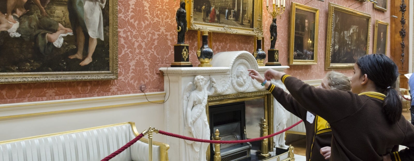 Pupils visit the Picture Gallery, Buckingham Palace